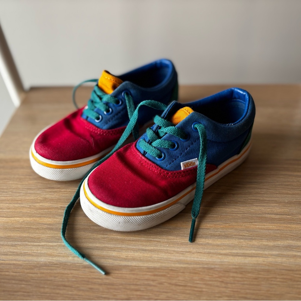 Vintage Colorblock Vans • Toddler 8